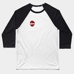 Ninja Logo (Small - Red) Baseball T-Shirt